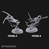 Cloak Billowing Blade Slashing Wraith Reapers Miniature for Dungeons and Dragons, Pathfinder or other TTRPGs