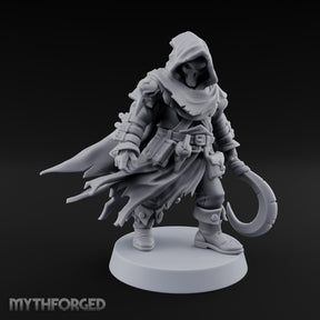 Cloak Billowing Tiefling Warlock Miniature for Dungeons and Dragons, Pathfinder or other TTRPGs