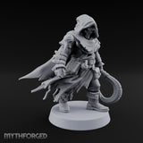 Cloak Billowing Tiefling Warlock Miniature for Dungeons and Dragons, Pathfinder or other TTRPGs