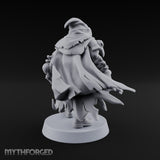 Cloak Billowing Tiefling Warlock Miniature for Dungeons and Dragons, Pathfinder or other TTRPGs