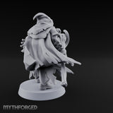 Cloak Billowing Tiefling Warlock Miniature for Dungeons and Dragons, Pathfinder or other TTRPGs