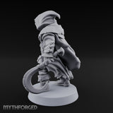 Cloak Billowing Tiefling Warlock Miniature for Dungeons and Dragons, Pathfinder or other TTRPGs