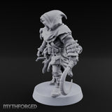 Cloak Billowing Tiefling Warlock Miniature for Dungeons and Dragons, Pathfinder or other TTRPGs