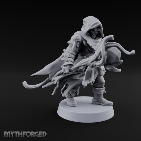 Cloak Billowing Tiefling Warlock Miniature for Dungeons and Dragons, Pathfinder or other TTRPGs