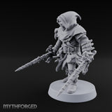 Cloak Billowing Tiefling Warlock Miniature for Dungeons and Dragons, Pathfinder or other TTRPGs