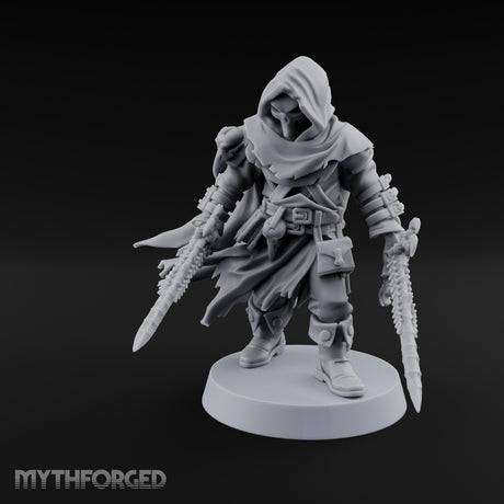 Cloak Billowing Tiefling Warlock Miniature for Dungeons and Dragons, Pathfinder or other TTRPGs