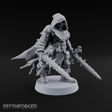 Cloak Billowing Tiefling Warlock Miniature for Dungeons and Dragons, Pathfinder or other TTRPGs