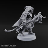 Cloak Billowing Tiefling Warlock Miniature for Dungeons and Dragons, Pathfinder or other TTRPGs