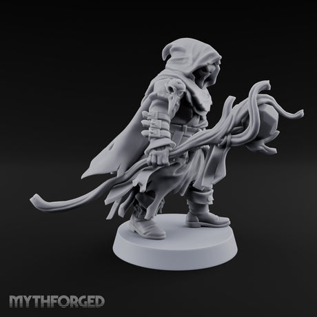 Cloak Billowing Tiefling Warlock Miniature for Dungeons and Dragons, Pathfinder or other TTRPGs