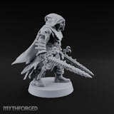 Cloak Billowing Tiefling Warlock Miniature for Dungeons and Dragons, Pathfinder or other TTRPGs
