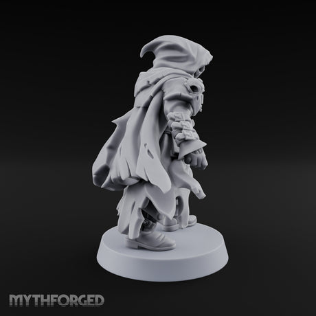 Cloak Billowing Tiefling Warlock Miniature for Dungeons and Dragons, Pathfinder or other TTRPGs