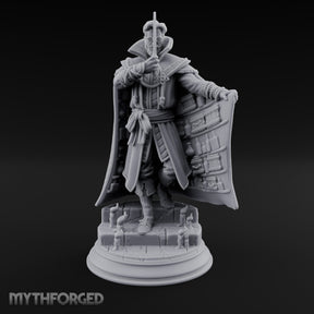Cloak Sweeping Human Wizard Miniature for Dungeons and Dragons, Pathfinder or other TTRPGs