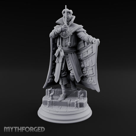 Cloak Sweeping Human Wizard Miniature for Dungeons and Dragons, Pathfinder or other TTRPGs