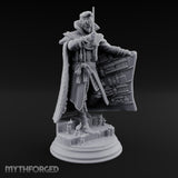 Cloak Sweeping Human Wizard Miniature for Dungeons and Dragons, Pathfinder or other TTRPGs