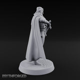 Cloak Sweeping Long Blade Human Warlock Miniature for Dungeons and Dragons, Pathfinder or other TTRPGs