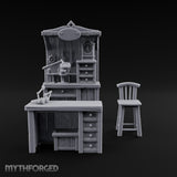 Goggles Off, Gears On Wooden Clockmaker Workbench Set