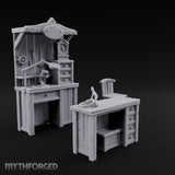 Goggles Off, Gears On Wooden Clockmaker Workbench Set