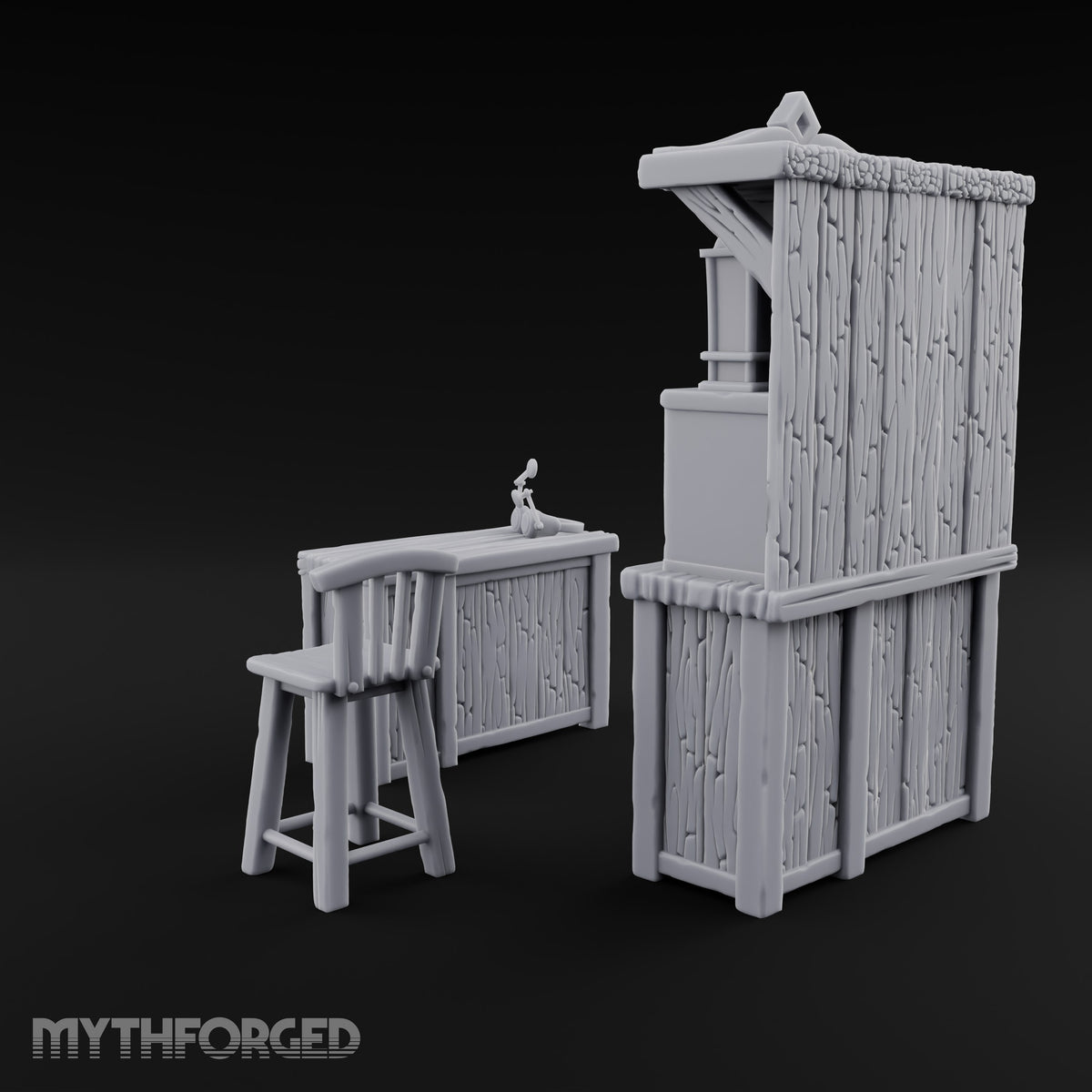 Goggles Off, Gears On Wooden Clockmaker Workbench Set