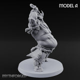 Club Smashing Oni Brute A Miniature for Dungeons and Dragons, Pathfinder or other TTRPGs