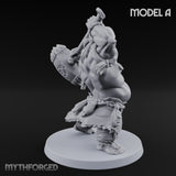 Club Smashing Oni Brute A Miniature for Dungeons and Dragons, Pathfinder or other TTRPGs