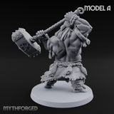 Club Smashing Oni Brute A Miniature for Dungeons and Dragons, Pathfinder or other TTRPGs