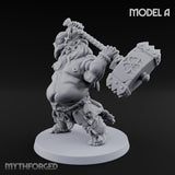 Club Smashing Oni Brute A Miniature for Dungeons and Dragons, Pathfinder or other TTRPGs