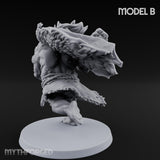 Club Smashing Oni Brute B Miniature for Dungeons and Dragons, Pathfinder or other TTRPGs