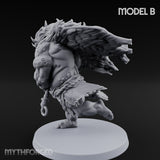 Club Smashing Oni Brute B Miniature for Dungeons and Dragons, Pathfinder or other TTRPGs