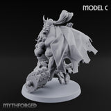 Club Smashing Oni Brute C Miniature for Dungeons and Dragons, Pathfinder or other TTRPGs