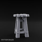 Clutter-Topped Hex-Bolted Tavern Stool gallery 1