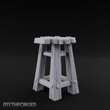 Clutter-Topped Hex-Bolted Tavern Stool gallery 2