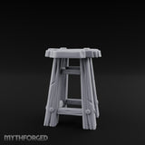Clutter-Topped Hex-Bolted Tavern Stool gallery 3