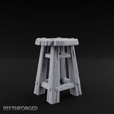 Clutter-Topped Hex-Bolted Tavern Stool gallery 4