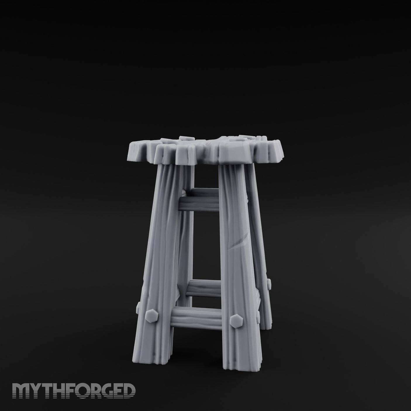 Clutter-Topped Hex-Bolted Tavern Stool gallery 9
