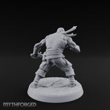 Closing In Human Pirate Miniature for Dungeons and Dragons, Pathfinder or other TTRPGs