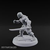 Closing In Human Pirate Miniature for Dungeons and Dragons, Pathfinder or other TTRPGs