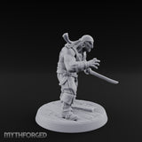 Closing In Human Pirate Miniature for Dungeons and Dragons, Pathfinder or other TTRPGs
