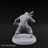Closing In Human Pirate Miniature for Dungeons and Dragons, Pathfinder or other TTRPGs