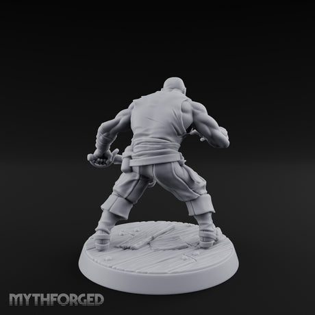 Closing In Human Pirate Miniature for Dungeons and Dragons, Pathfinder or other TTRPGs