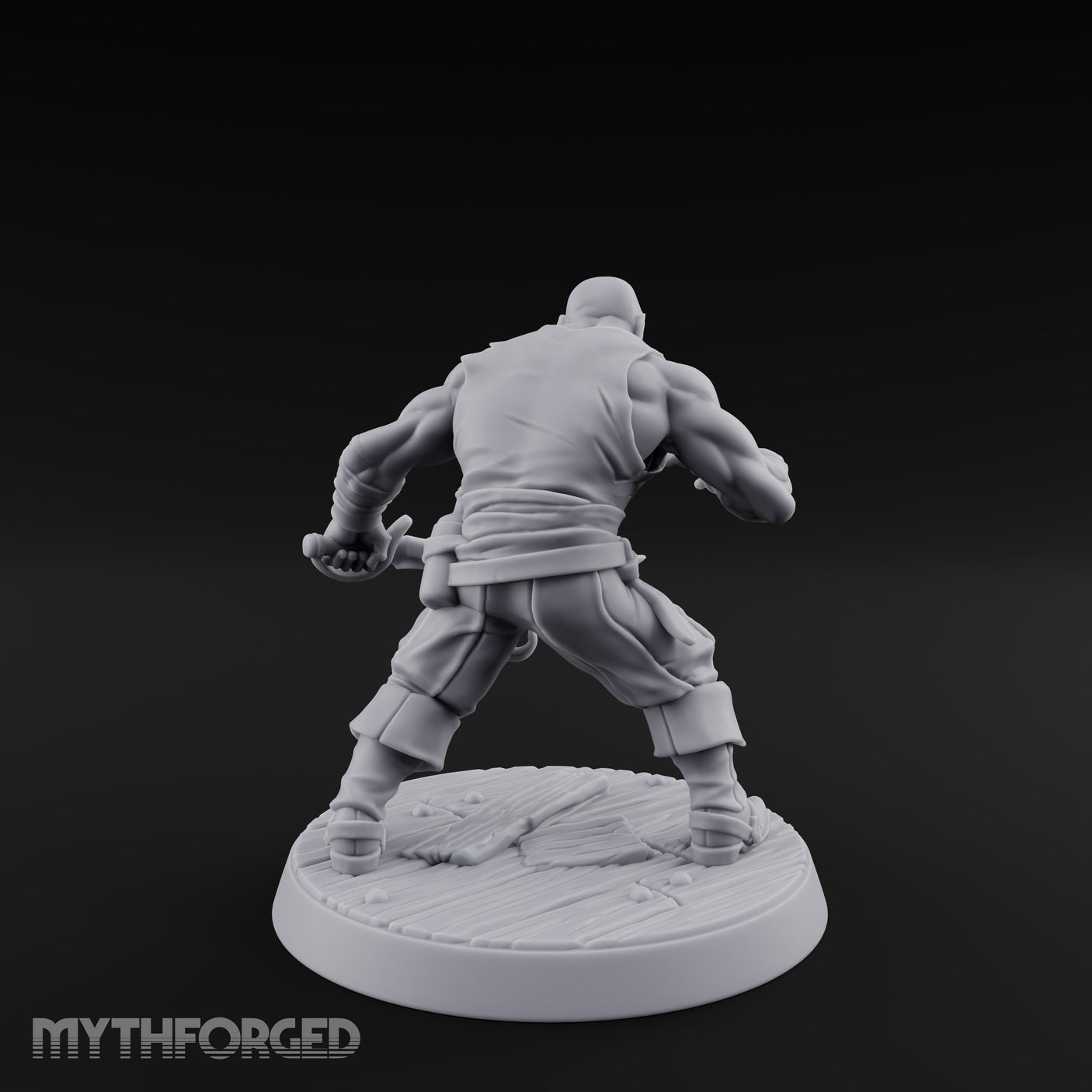 Closing In Human Pirate Miniature for Dungeons and Dragons, Pathfinder or other TTRPGs