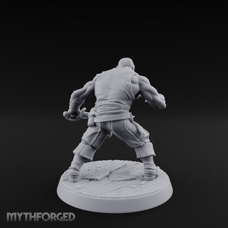 Closing In Human Pirate Miniature for Dungeons and Dragons, Pathfinder or other TTRPGs