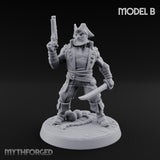 Ready to Board Human Pirate Crew — B · With · With