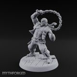 Swinging the Shot Human Pirate Miniature for Dungeons and Dragons, Pathfinder or other TTRPGs