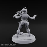 Blade High, Pistol Ready Human Pirate Miniature for Dungeons and Dragons, Pathfinder or other TTRPGs