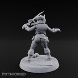 Blade High, Pistol Ready Human Pirate Miniature for Dungeons and Dragons, Pathfinder or other TTRPGs