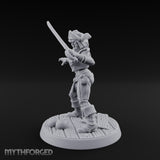 Blade High, Pistol Ready Human Pirate Miniature for Dungeons and Dragons, Pathfinder or other TTRPGs