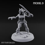 Blade High, Pistol Ready Human Pirate Miniature for Dungeons and Dragons, Pathfinder or other TTRPGs