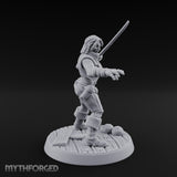 Blade High, Pistol Ready Human Pirate Miniature for Dungeons and Dragons, Pathfinder or other TTRPGs