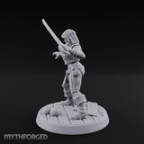 Blade High, Pistol Ready Human Pirate Miniature for Dungeons and Dragons, Pathfinder or other TTRPGs