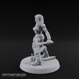 Standing Her Ground Human Pirate Miniature for Dungeons and Dragons, Pathfinder or other TTRPGs